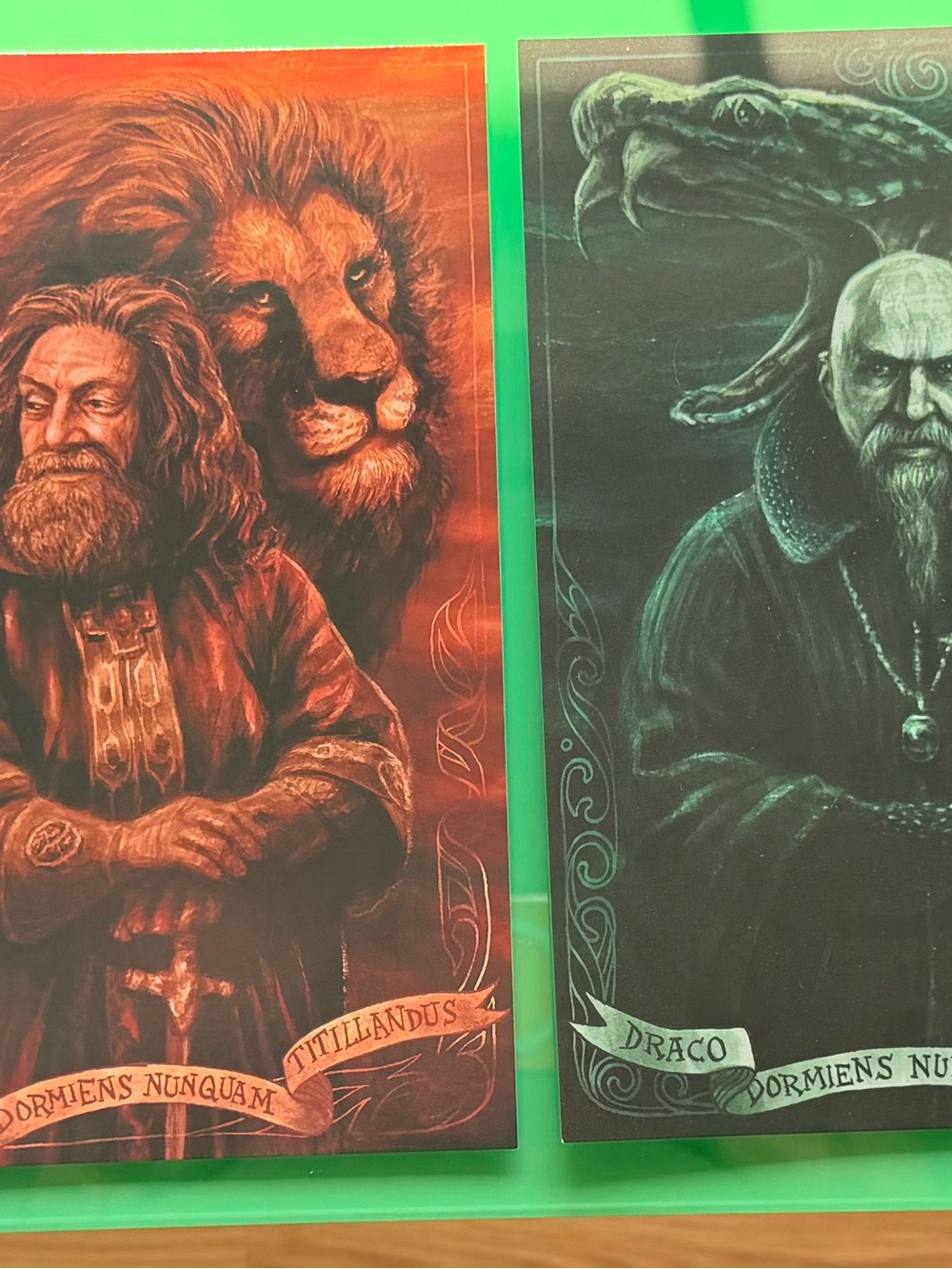 FOUR Art prints from Harry Potter 9x6